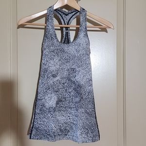 Lululemon Racerback Tank Black Gray Size 2